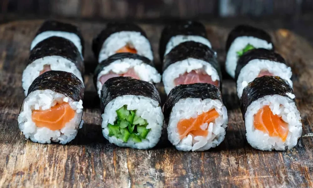 Sushi Order Topped With Salmon NYT